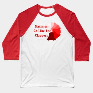 Funny Bellringing Slogan in red Baseball T-Shirt